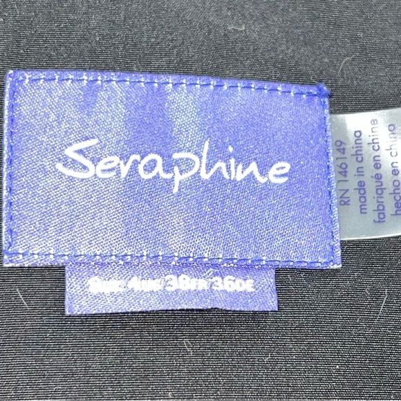 Saraphine Zorah Women’s 3 in 1 Black Maternity Parka w/Removable Fur Trim-4-Sz 4 - Picture 13 of 16